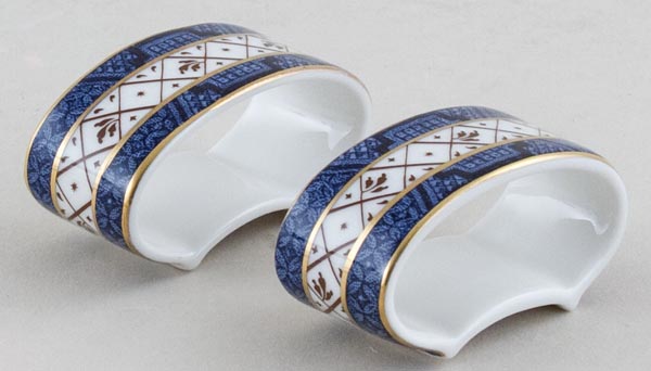 Napkin Rings pair c1980s